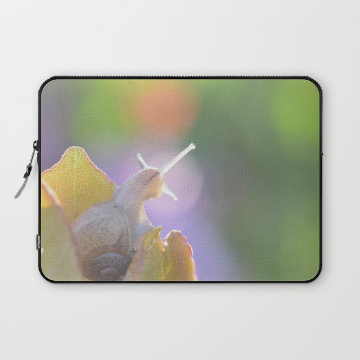 Light and Dreams Snail Laptop Sleeve