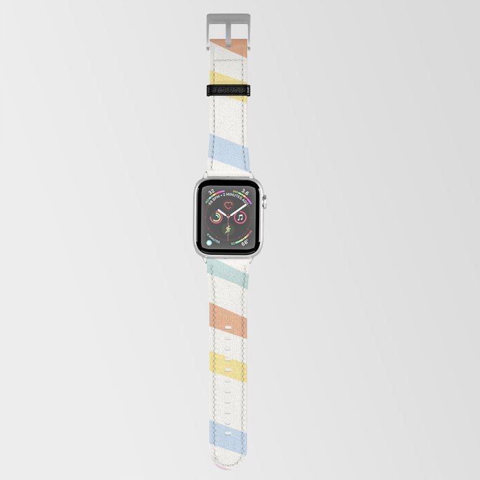 Wavy Diagonal Stripes Apple Watch Band