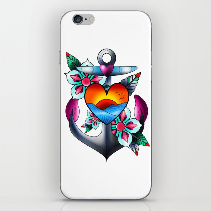 Anchor&Heart iPhone Skin