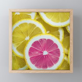 Life's Lemons Framed Mini Art Print