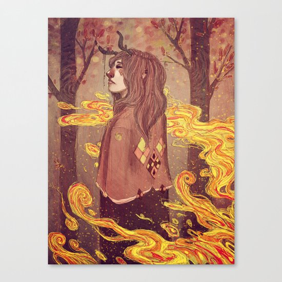 Wherein I Breathe Soot Canvas Print