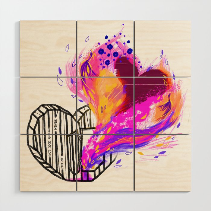 In love Wood Wall Art