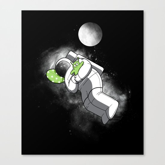 Astro Sleep Canvas Print