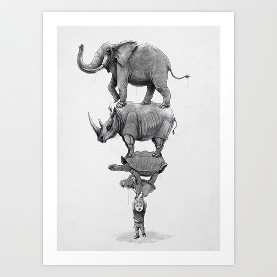 In Your Hands Art Print