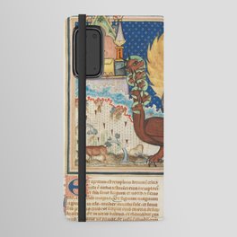 Medieval monsters vintage art Android Wallet Case