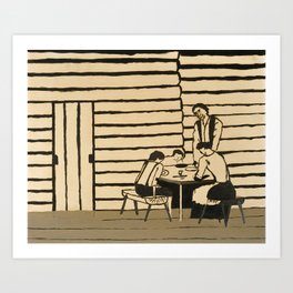 Family Supper by Horace Pippin, 1946 Art Print