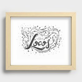 Los Locos / The Crazy Ones Recessed Framed Print