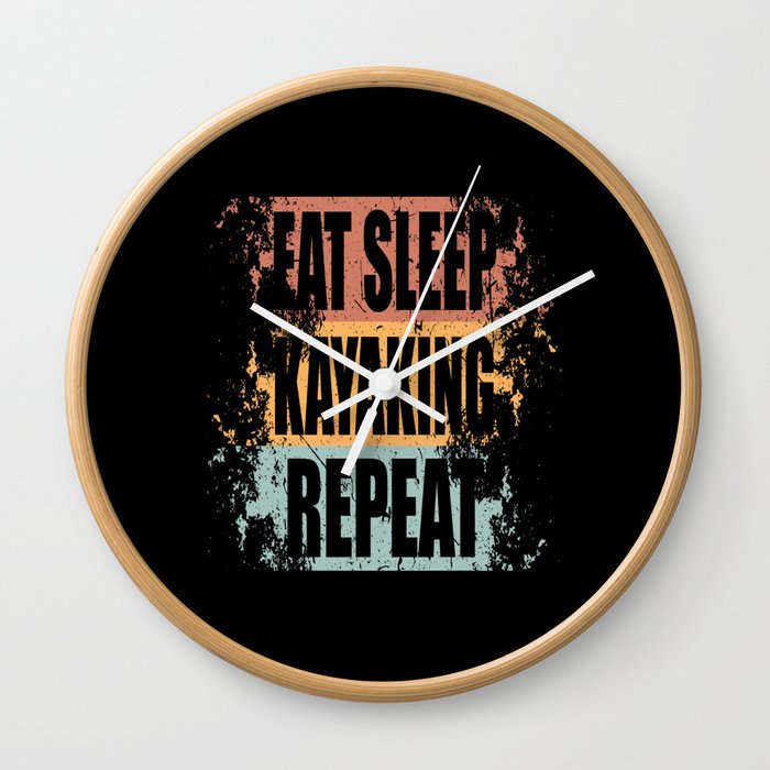 Kayak Saying Funny Wall Clock