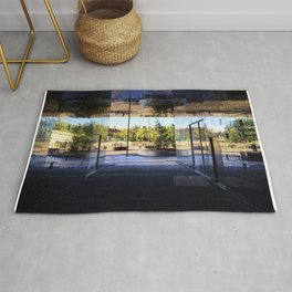 New Area in Morning Light Rug | Landscape, Photo, Architecture, Nature 