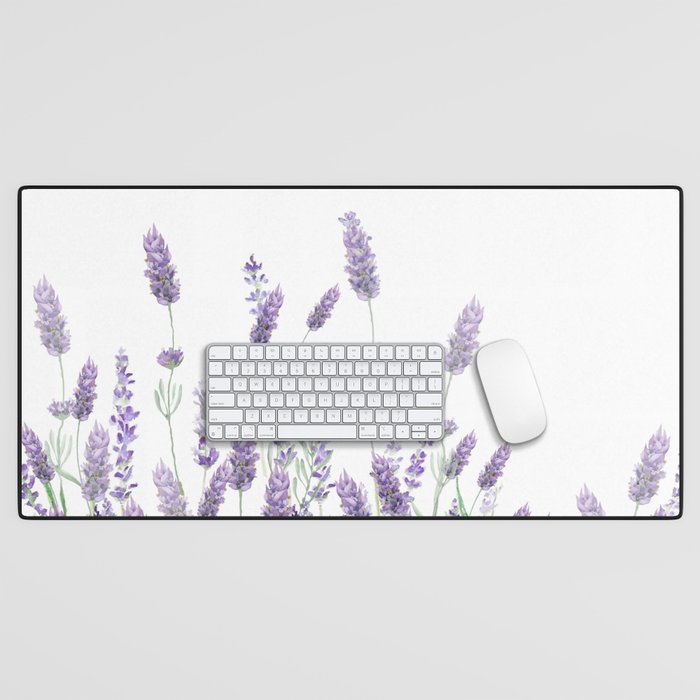 Lavender Garden  Desk Mat