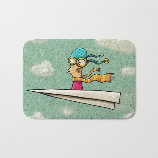 Paperplane2 Bath Mat