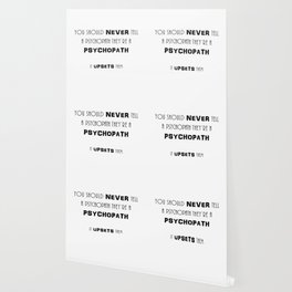 Psychopath Wallpaper For Any Decor Style Society6
