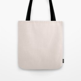 Pinkish Off White Solid Color Pairs PPG Wistful Beige PPG1061-2 - All One Single Shade Hue Colour Tote Bag