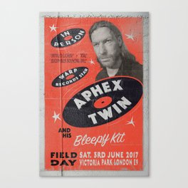 Aphex Twin Field Day 2017 Canvas Print