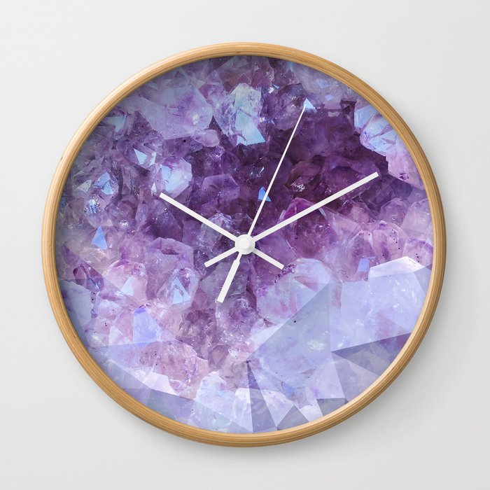 Crystal Gemstone Wall Clock