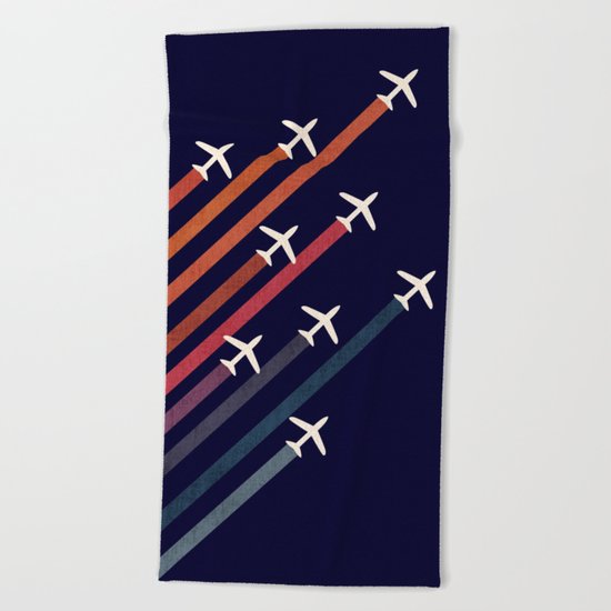 Aerial acrobat Beach Towel