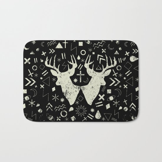Punk pattern Bath Mat