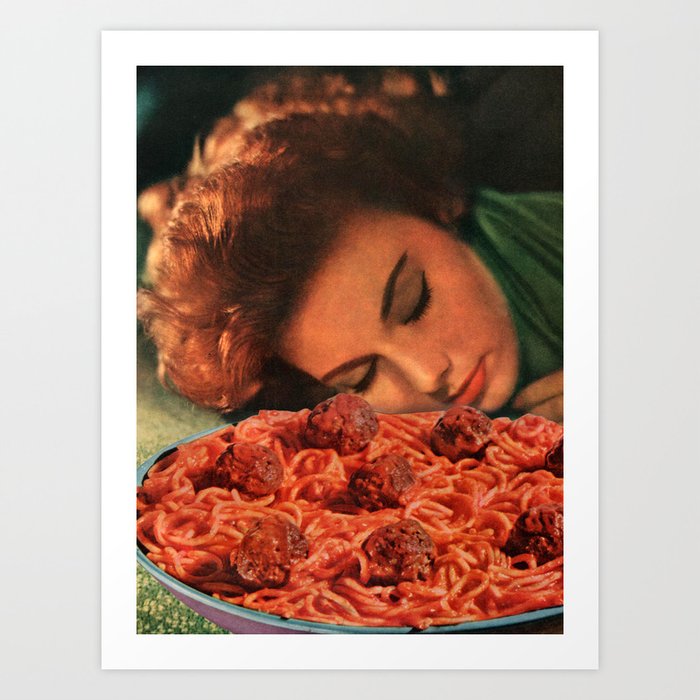 Spaghetti Dreams Art Print