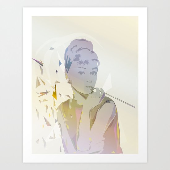 Audrey Hepburn Art Print