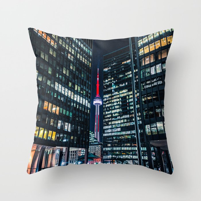 Canada Photography - Downtown Toronto Throw Pillow
