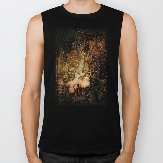 Figure in Stars Biker Tank