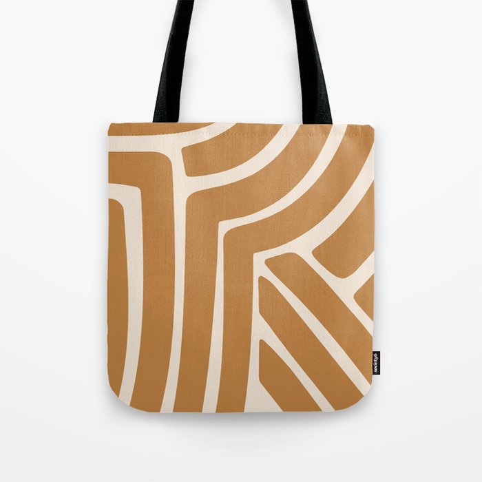 Abstract Stripes XCV Tote Bag