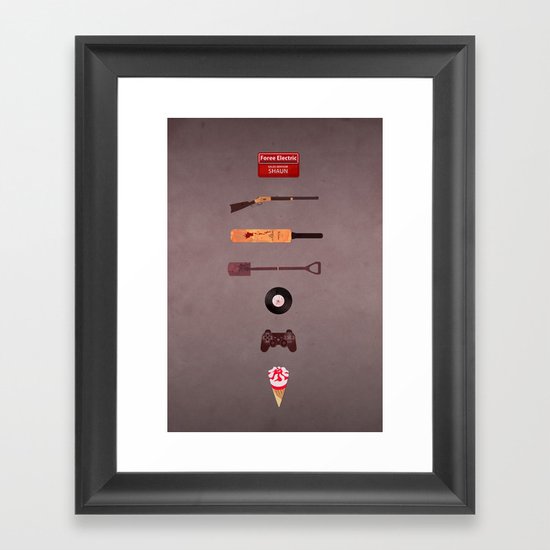 Shaun of the Dead Framed Art Print