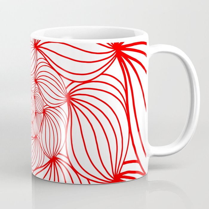 RED Net Outline Coffee Mug