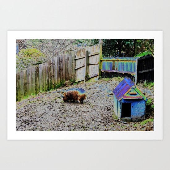 Pigs Art Print