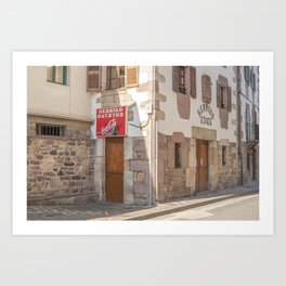 Spanish americana art print - cola sign in spain - street and travel photography Art Print