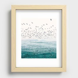 Birds Reflected Fine Art Print Recessed Framed Print