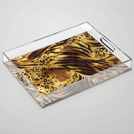 Animal Abstract Acrylic Tray