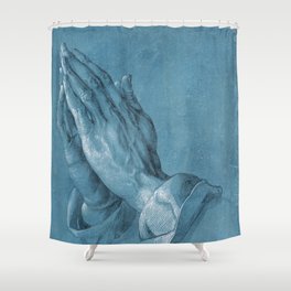 Praying Hands by Albrecht Dürer Shower Curtain