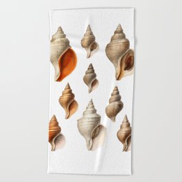 Sea Shells Beach Decor Beach Towel