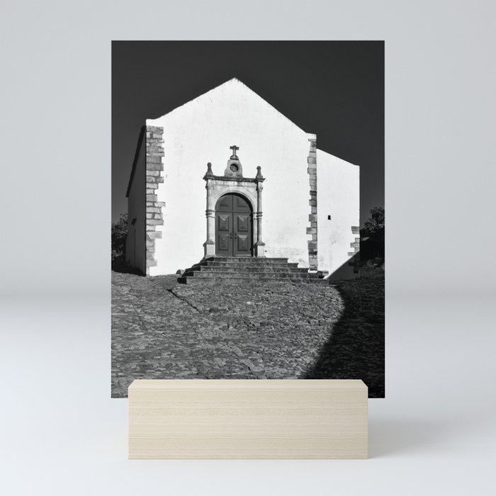 Church of Misericordia in Monochrome Mini Art Print