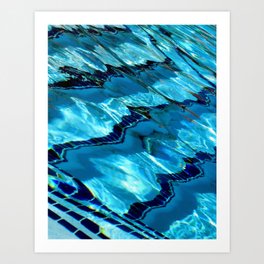 Wish You Were Here In Puerto Rico Art Print | Mypatchofbluesky, Debbiedionhayes, Vacation, Bluewater, Swimmingpool, Beach, Photo, Wavy, Puertorico, Pool 