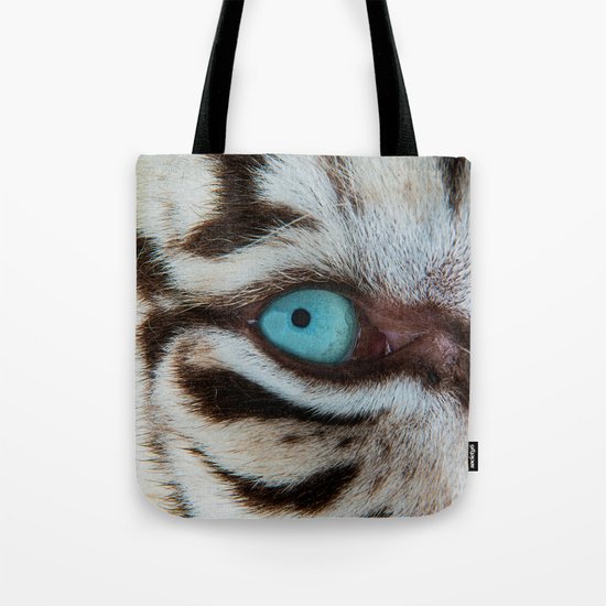 WHITE TIGER BEAUTY Tote Bag
