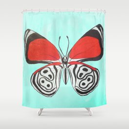 88 Butterfly Shower Curtain