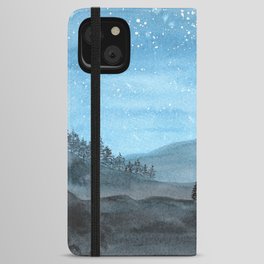 Blue Evening iPhone Wallet Case