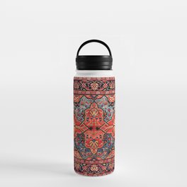 Kashan Poshti Central Persian Rug Print Water Bottle