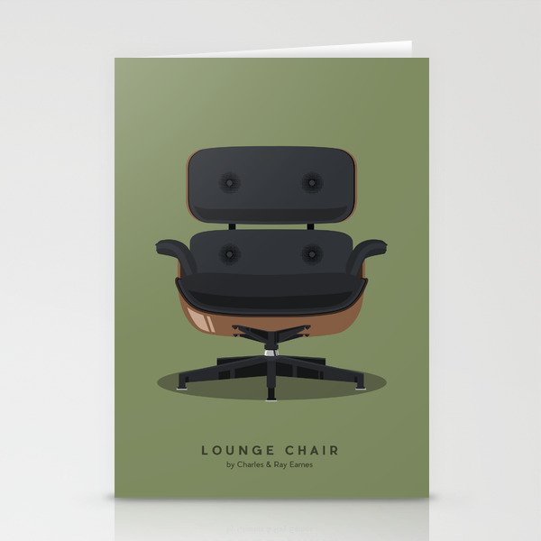 Lounge Chair - Charles & Ray Eames Stationery Cards