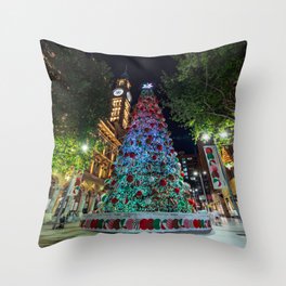 Christmas Tree, Martin Place, Sydney Throw Pillow