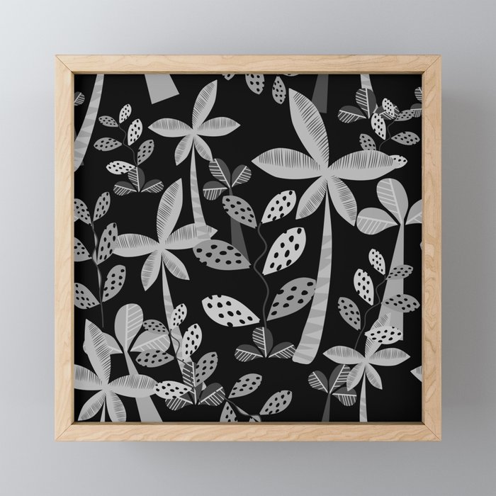 Coconut Grove Black Framed Mini Art Print