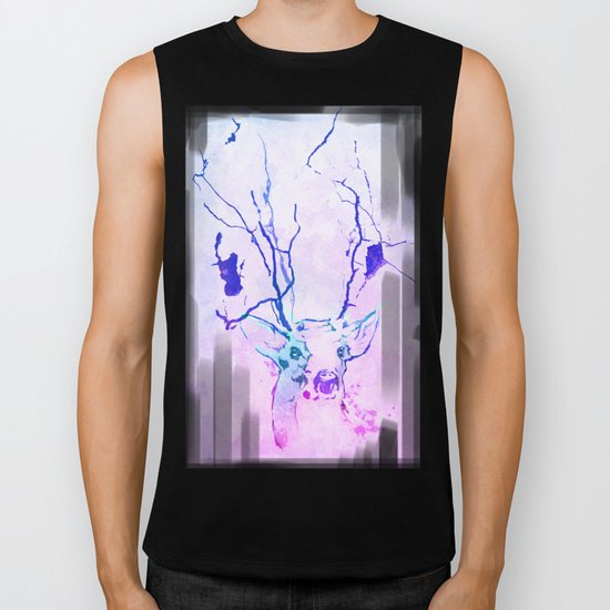 Deer Spirit Biker Tank