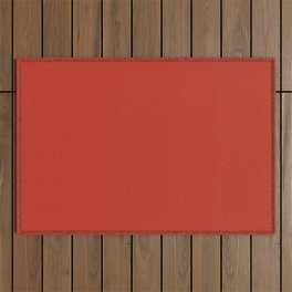 Red Carnation Outdoor Rug