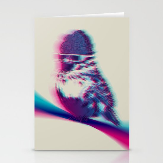Bird Hair Day Stationery Cards