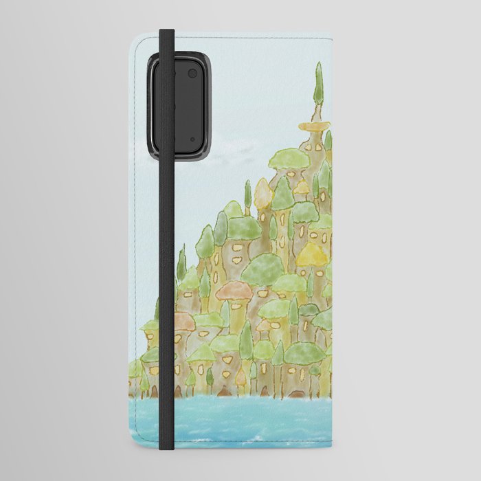 Tree village island Android Wallet Case