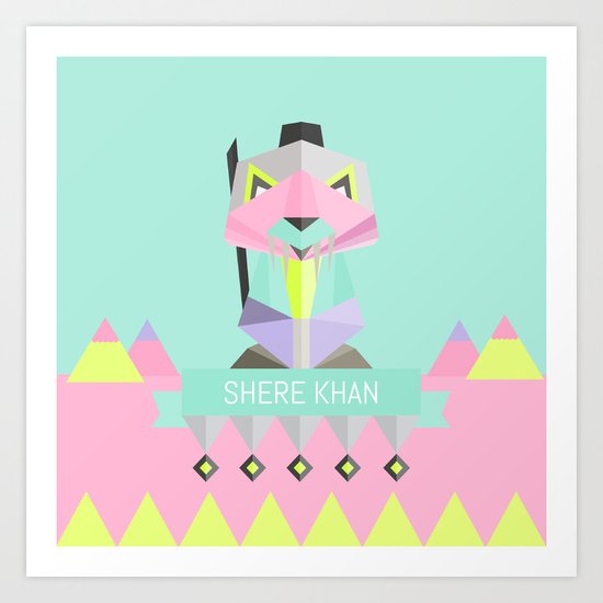 Our lovely pets -3 Shere Khan Art Print