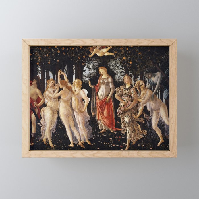 Primavera, Botticelli Framed Mini Art Print