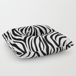 zebra pattern / full animal Floor Pillow
